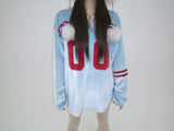 Ribbon velvet rugby-T