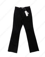 セミブーツカットジーンズ/MG601 Semi boot cut black jeans