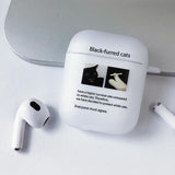 ブラックファーキャッツAirPodsケース / Black furred cats AirPods case