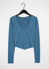 ディープVネックTシャツ / Deep V-neck T-shirt (3color)