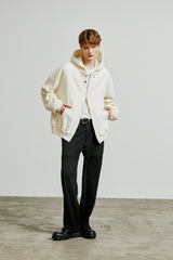 hoody zip-up cape cardigan ivory (6615504257142)