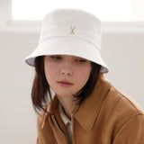 VA Stud Basic Bucket Hat / White