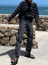 ストライプパンチロングスリーブニット / STRIPED PUNCHING LONG SLEEVE KNITWEAR(3COLOR)