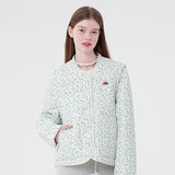 チェリーパッカブルキルティングジャケット / CHERRY PACKABLE QUILTING JACKET [IVORY]