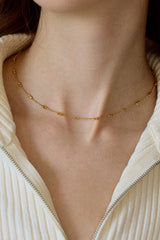 Cube Dot Necklace