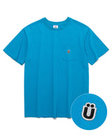 U LOGO POCKET TEE [BLUE] (6552892375158)