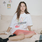 ミルキーウェイオーバーフィットTシャツ /Milky Way overfit T-shirt [2 Color]
