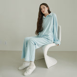 FLEECE PANTS (LIGHT BLUE) (6645968765046)