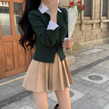 [Bellide made] Swen ribbed round cardigan