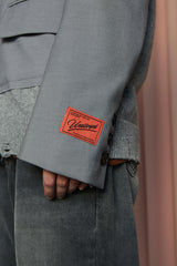 DOCKING KNIT JACKET / GREY