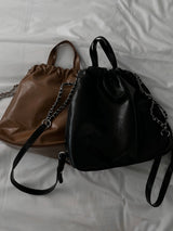Classic metal linkle chain backpack (4 colors)