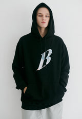 Bロゴパーカー / BSR2223FWPO058 B LOGO HOODIE BLACK