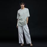 オーバーフィットマシュマロポイントショートスリーブT/OVERFIT MARSHMALLOW POINT SHORT-SLEEVED T-LIGHT GRAY