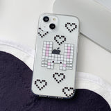 Black - Square Rabbit Phone Case