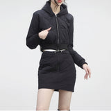 two-gen string padded skirt