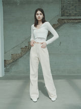 リネンワイドパンツ / W1010 LINEN WIDE PANTS_NATURAL