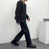 ディライトチェックラウンドジャケット/CR Delight Check Round Jacket (2 colors)