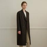 マニッシュダブルロングコート/Mannish double long coat