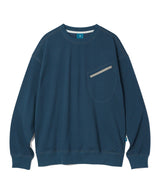 ポケットジップアップスウェットシャツT63/Pocket Zip-up Sweatshirt T63 Dark Teal Blue