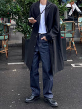 Le Procope natural denim wide pants 