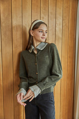 hand crochet neck&sleeve decorative cashmere cardigan_country estate (6655896846454)