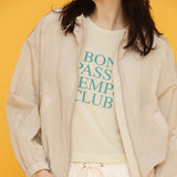 フーディ―ウィンドブレーカー / HOODIE WIND BREAKER_CREAM GREY