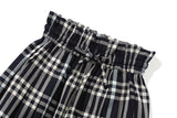 ウーマンズクロスチェックパンツ / WOMANS CROSS CHECK PANTS_NAVY