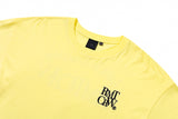 リセントロゴTシャツ / RECENT LOGO TEE_LIGHT YELLOW