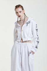 トリバルクロップドフーディ / TRIVAL CROPPED HOODY