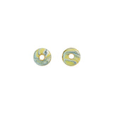 2021 Pantone Doughnut Marbling earring (YG) (6641943674998)