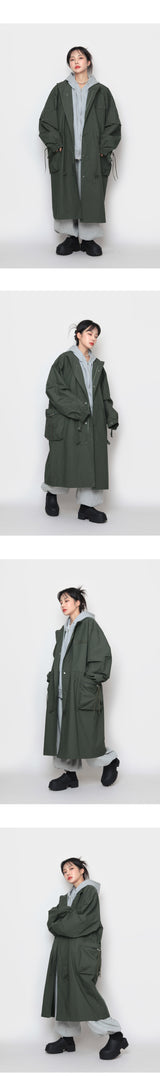 2wayフードジップアップベスト / Two-Way Hooded Zip-Up Vest