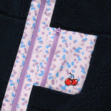 チェリーポケットフリースジャンパー / CHERRY POCKET FLEECE JUMPER [NAVY]