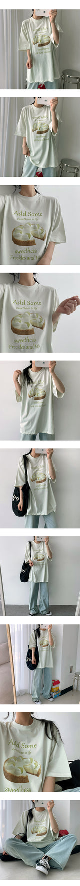 アドサムショートスリーブTシャツ / Ad-sum short-sleeved T-shirt