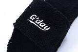 グッドデイファリーサンダル/G'day furry sandals (black)