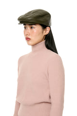GLOSSY HUNTING CAP / KHAKI