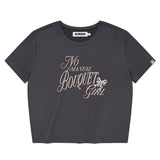 ブーケガールグラフィックTシャツ