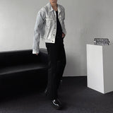 RU8315 Washing Denim Jacket (2 colors)