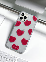 ニットハートケース / knit heart case