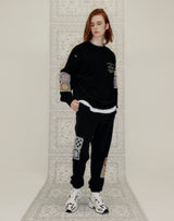 GRANNY SQUARE SWEATSHIRT BLACK (6691428434038)