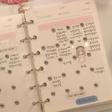 パステルデイリーステッカーセット/Pastel Diary Sticker Set