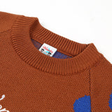フラワーパターンジャガードニット / Flower pattern Jacquard Knit (4582469369974)
