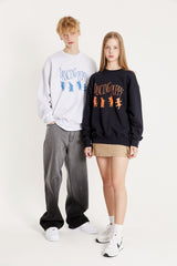 ダンシングパピースウェットシャツ / 25P DANCING PUPPY SWEAT SHIRTS_NAVY