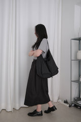two pockets easy bag (black)