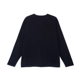 [GRFT]スプリットロングスリーブTシャツ/[GRFT] GRFT SPLIT LONG SLEEVE TEE (BLACK)