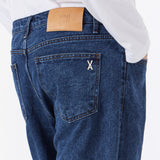 Signature Stud Regular Fit Denim Pants Dark Indigo