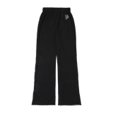 ラッフルレイヤードスカートスリットパンツ