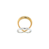 ２トーン２ラインリング/two tone two line ring