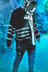 TZ BARBED WIRE KNITTED SCARF