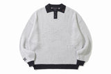 キューブリラックスポロニット/RMTC CLUB RELAX POLO KNIT_LIGHT GREY