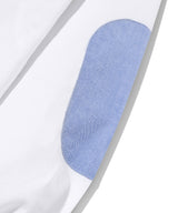 エルボーパッチオックスフォードシャツ/Elbow Patch Oxford Shirt S117 White